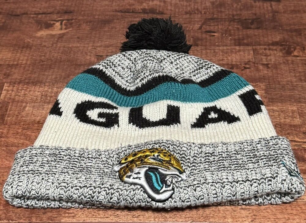 Jacksonville Jaguars New Era NFL Beanie Embroidered One Size